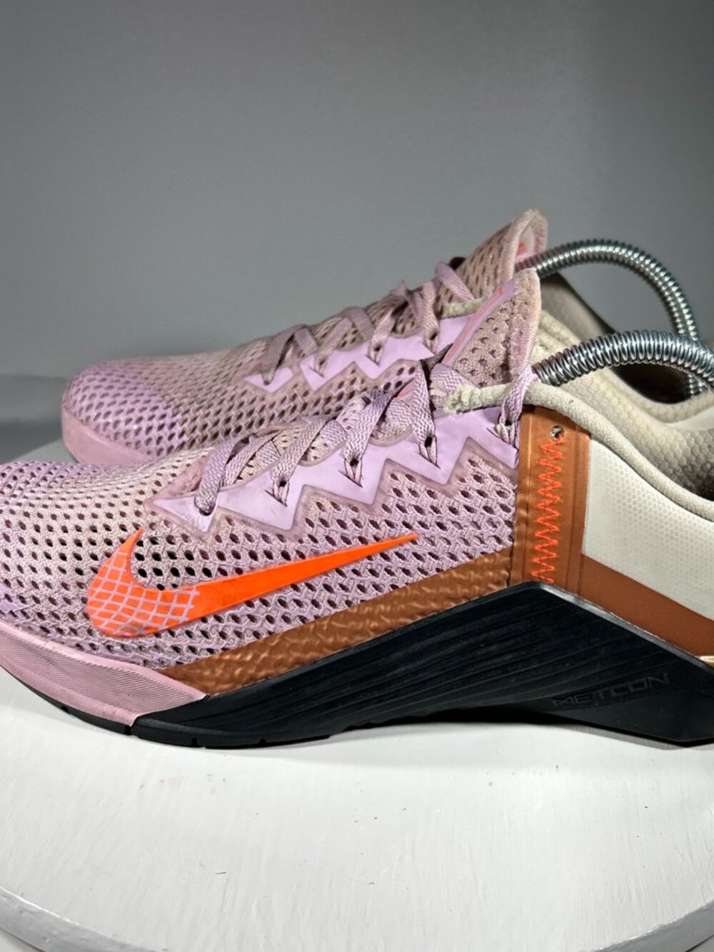 Nike Metcon 6 Training Shoes Womens Size 10 Pink Workout Gym Crossfit Sneakers
